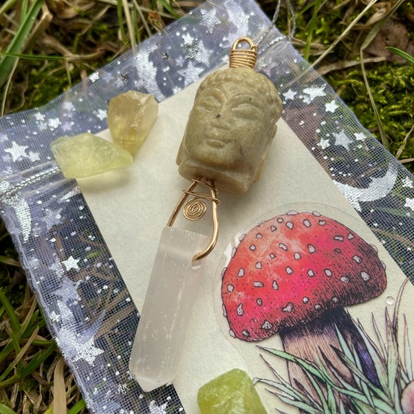 Wire Wrapped Third Eye Charm - Picture 3 of 6